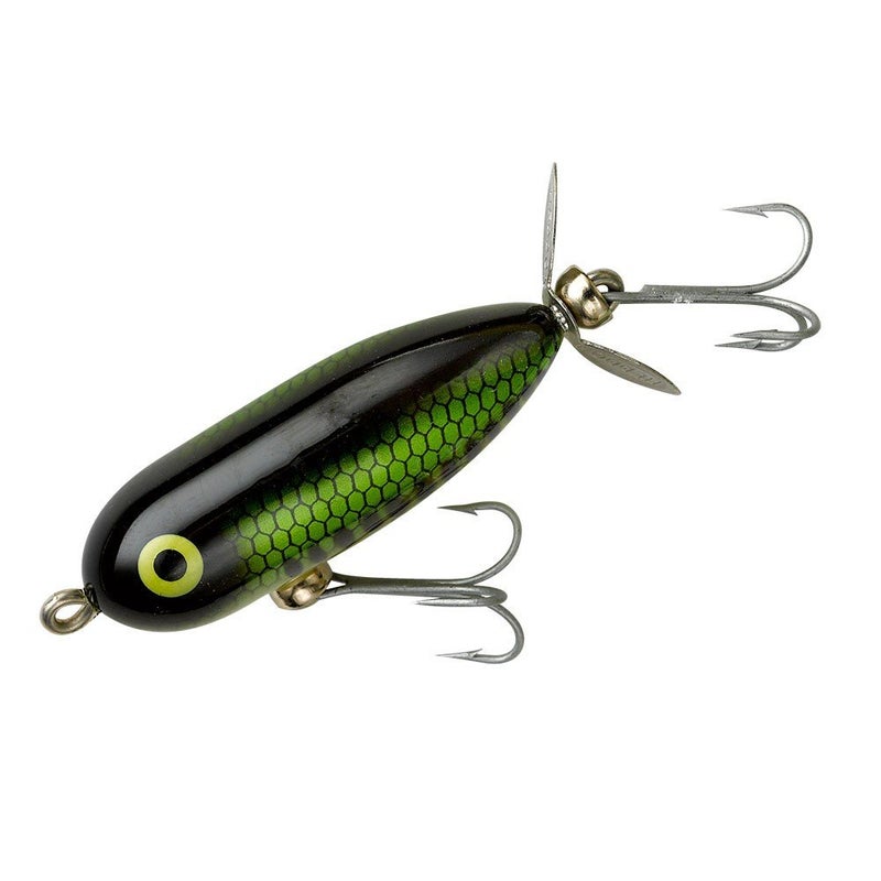 Heddon Torpedo Prop-Bait Topwater Fishing Lure with Spinner Action, Baby Bass, Tiny Torpedo (1/4 oz) - Image 2